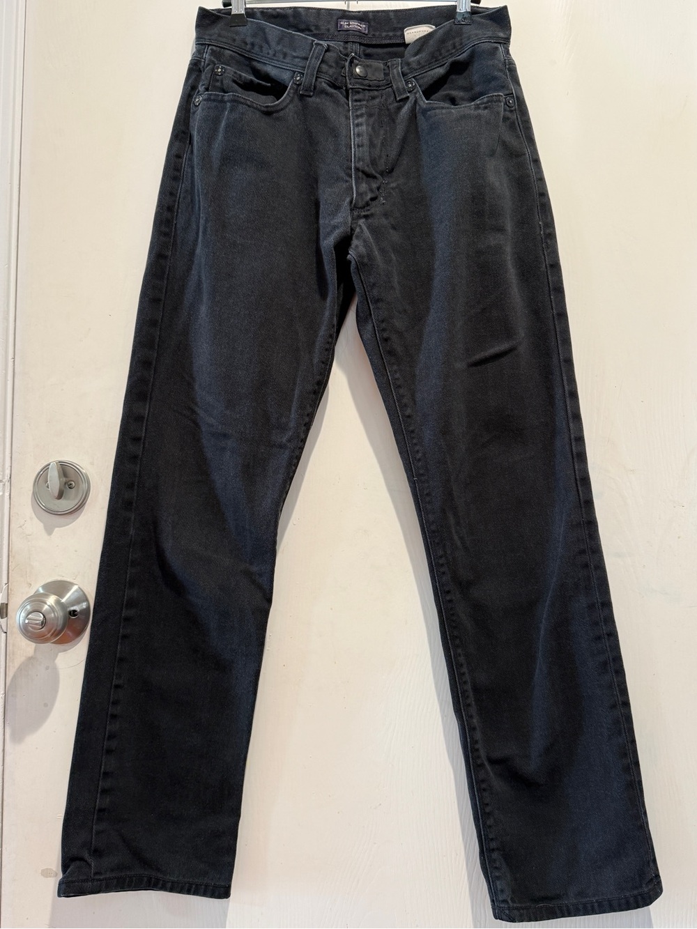 Sean John Clayton slim straight fit denim jeans in a faded black Size30x32